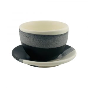 فنجان باداب آبستره Half and Half بلک