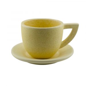 فنجان باداب مینیمال کرم استخونی